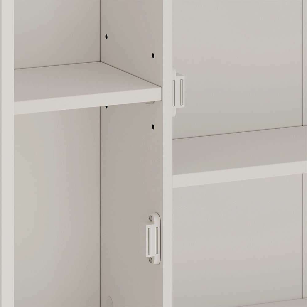 Vicco Specchio contenitore bagno Bianco 68 x 49 cm con 2 porte