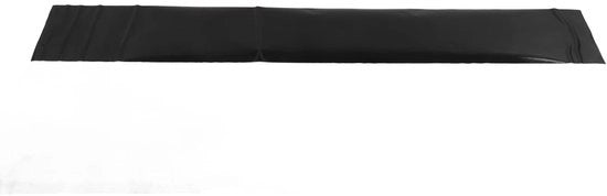 Vistastriscia per parabrezza universale in PVC, 140x20cm, glanzante, nero, sottile, facile da installare.
