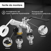 Pompa a goccia, resistente al gelo, per uso domestico, giardino, uso industriale, pompa per giardino