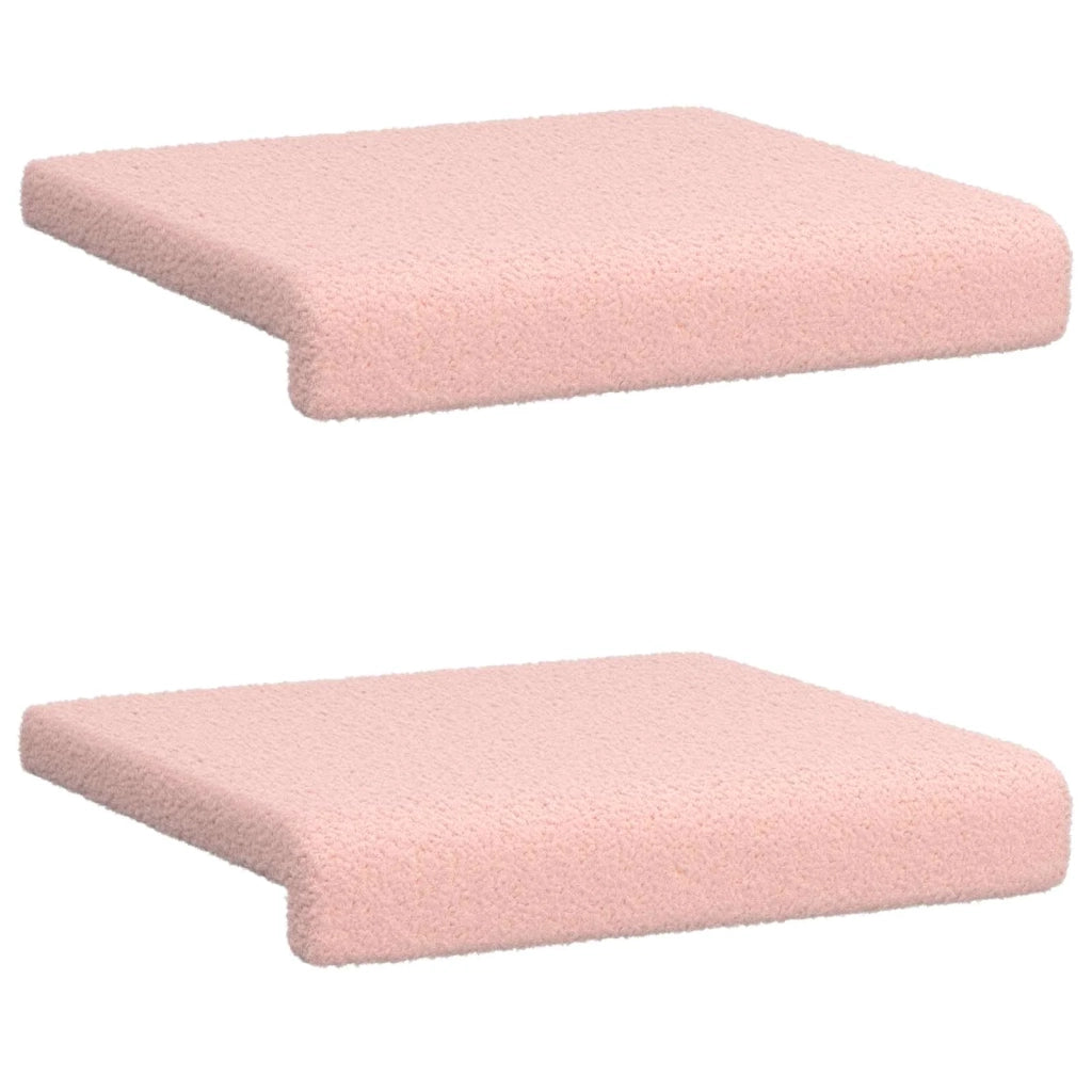Cuscino per panchina 2 pcs Tessuto Sherpa Rosa Profondità 35 cm 42043074