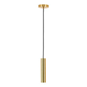 Lampada a Sospensione Parigi, Ottone, Metallo, 6x6x28 cm