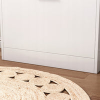 Armadio per scarpe bianco scaffale per scarpe cassettiera guardaroba loft moderno 60 cm