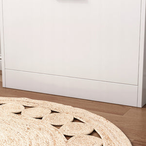 Armadio per scarpe bianco scaffale per scarpe cassettiera guardaroba loft moderno 60 cm