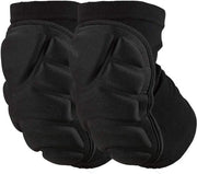 Due protezioni gommate per gomiti - protezioni gommate per gomiti respiranti, adatte a basket, danza, arrampicata tattica, sci, scooter (misura M, idonee per peso 50-70 kg) - Nero