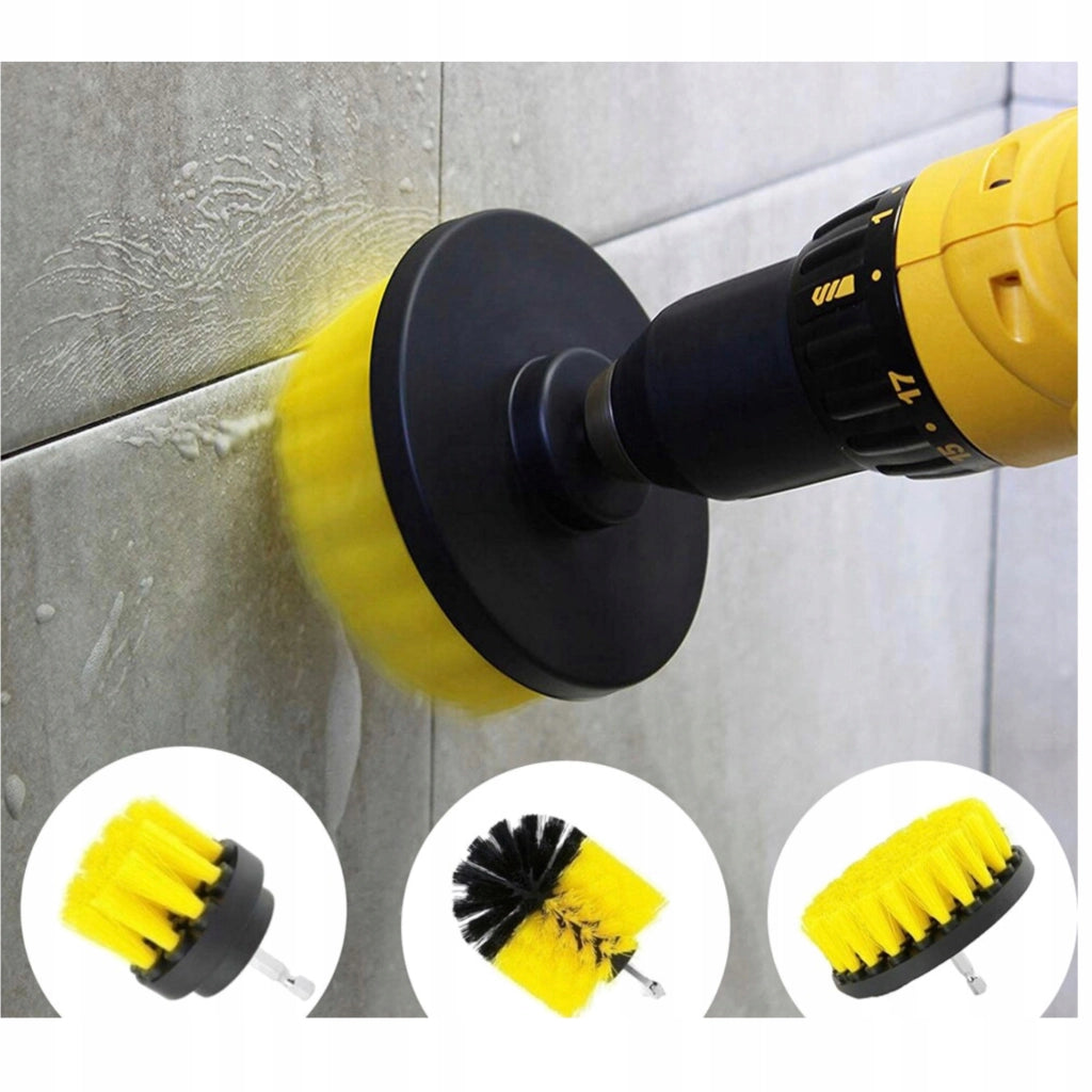 Set di Spazzole per Trapano – 12 Pezzi + 5 Spazzole Metalliche | Alta Qualità, Compatibile con Trapani 1/4"