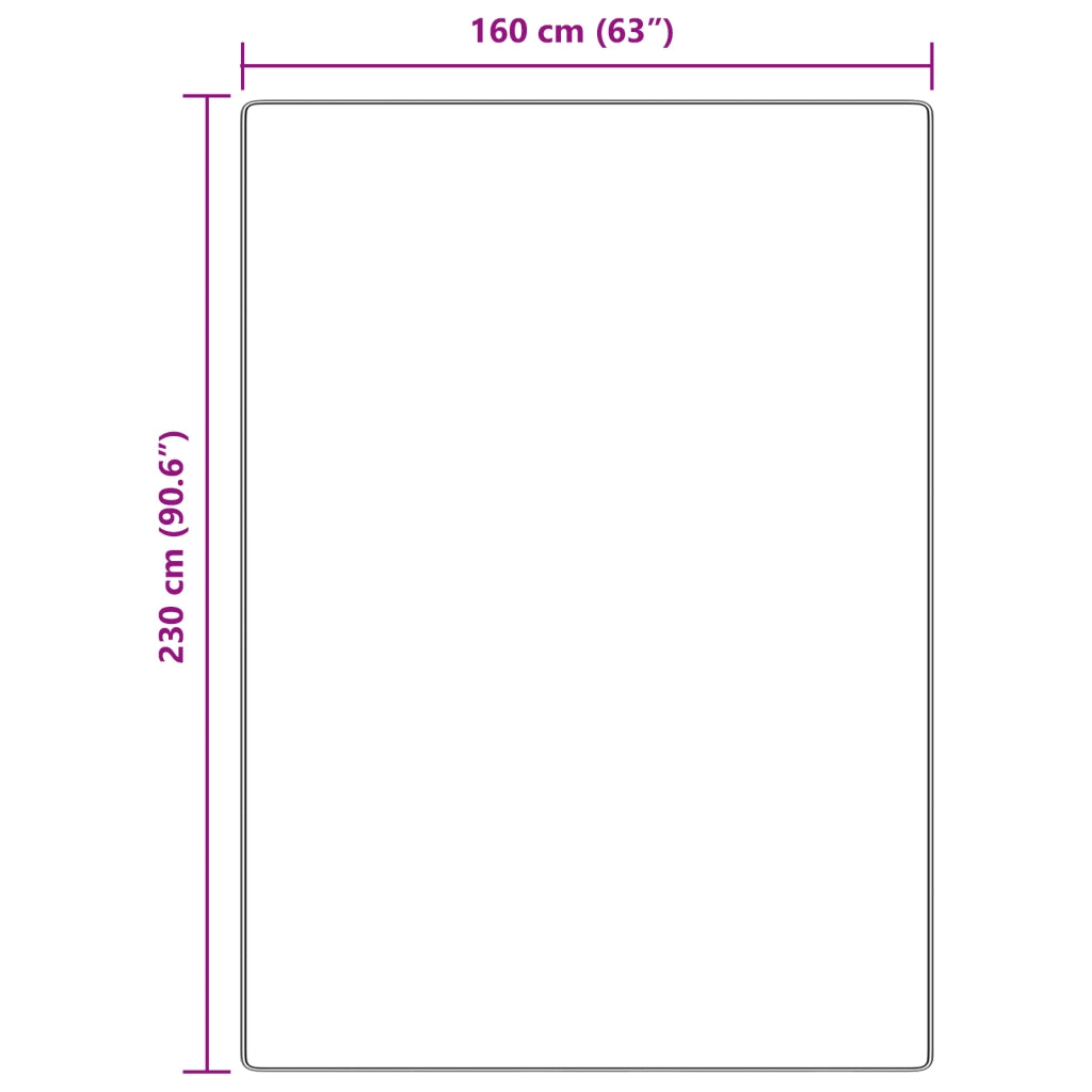 Tappeto Shaggy con retro in lattice marrone 160x230 cm