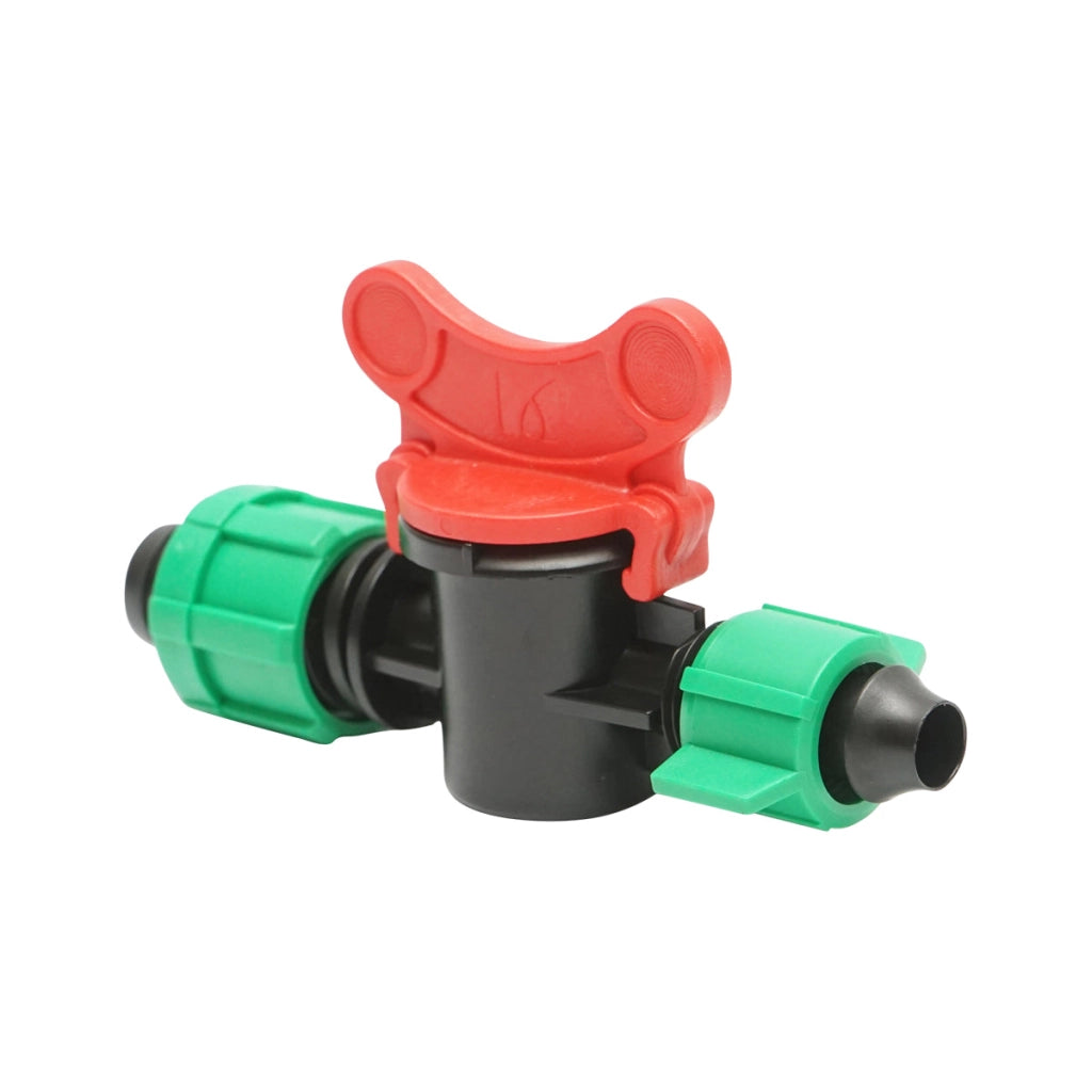 Rubinetto per tubo, banda di irrigazione D16mm x D13mm
