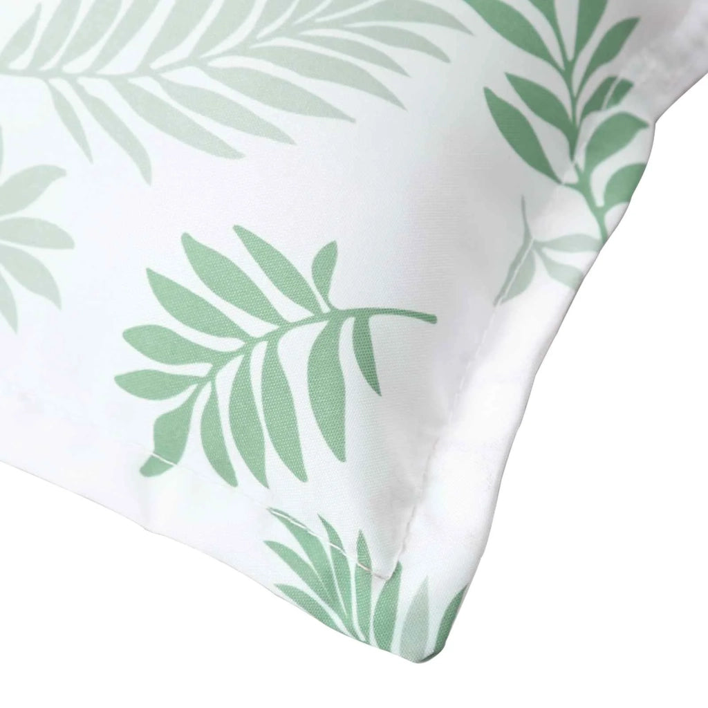 Cuscino da Esterno 2 pcs Motivo a foglie fini 100 x 50 x 7 cm 377725