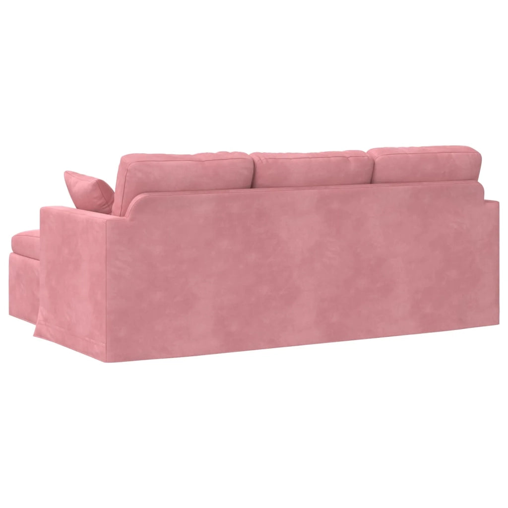 Divano Rosa 198 x 134 x 80 cm Velluto 42024462