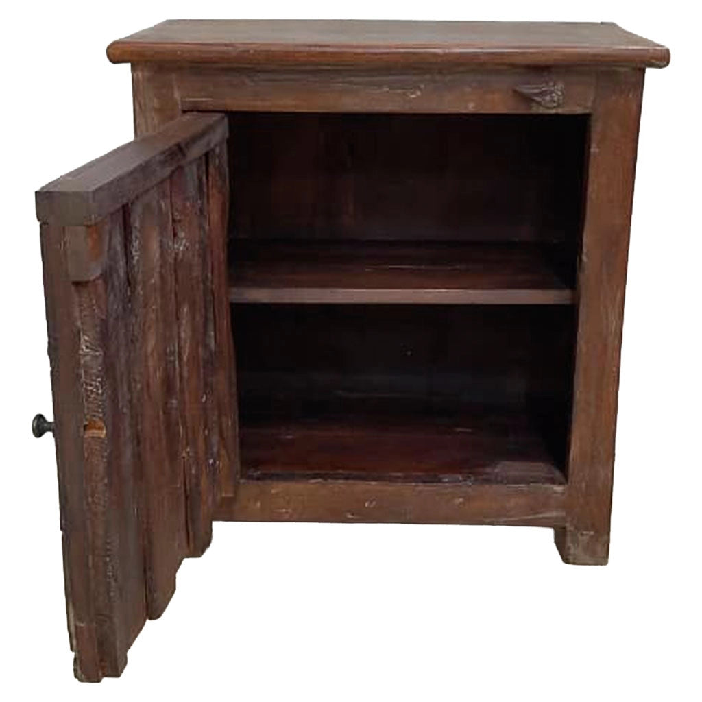 Comodino in legno fatto a mano58x34x60h cm