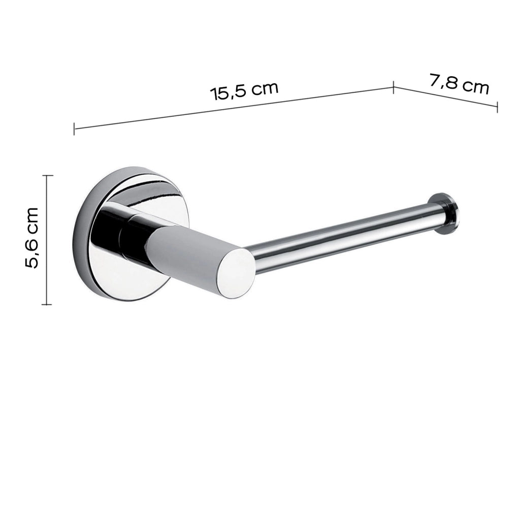 Set completo 8 pezzi in acciaio inox e Cromall FE99 Gedy serie FELCE