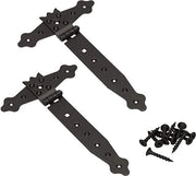 Set di maniglie per porte da 2 - 200 mm - Maniglia con chiusura a molla - Cardano T - Copertura in acciaio - Maniglione per porte in acciaio di alta qualità