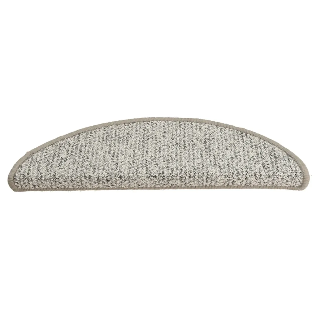 Tappetini per Scale 15 pz Grigio Chiaro 56x20 cm cod mxl 76856
