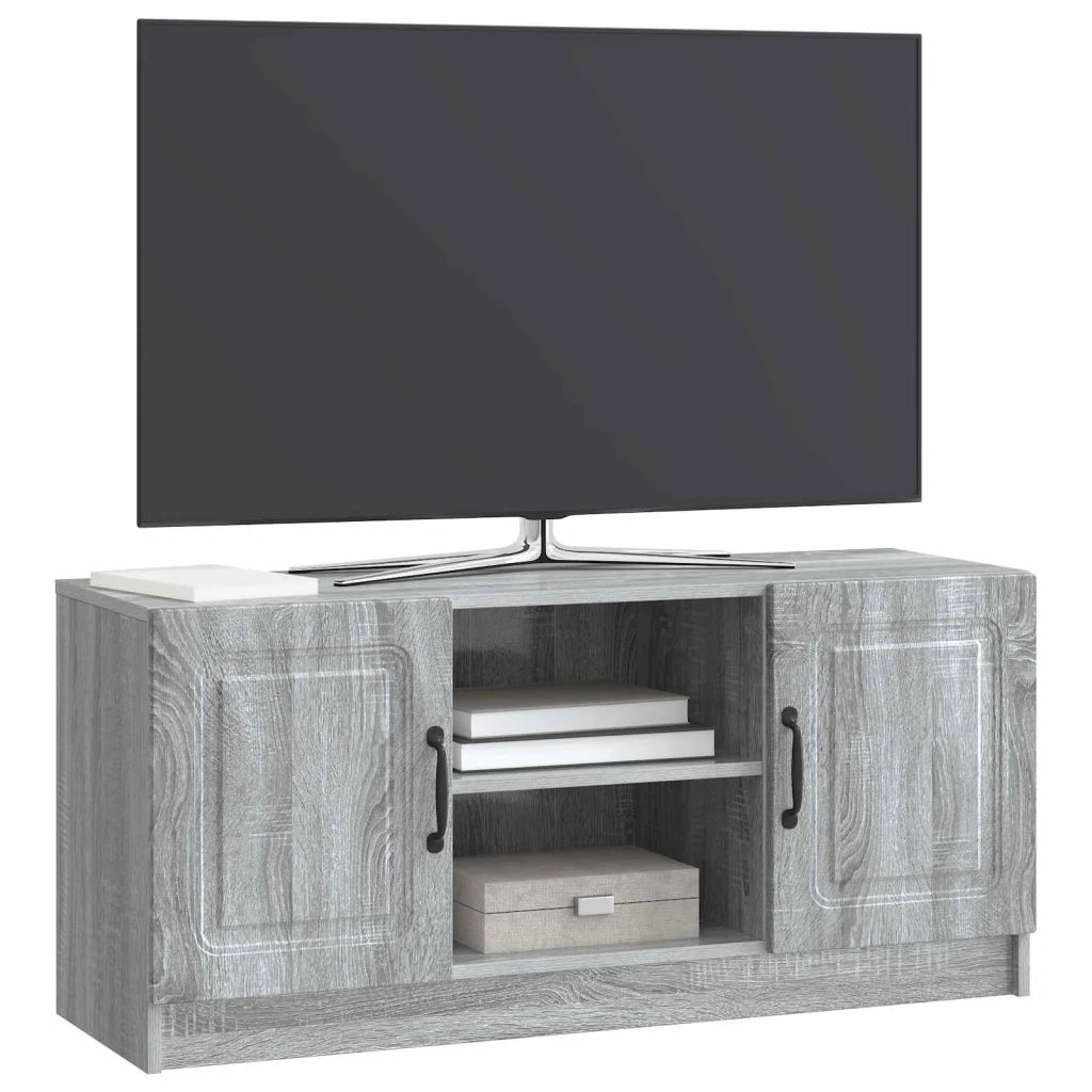 Mobile TV Grigio Sonoma 102 x 34,5 x 47 cm Legno ingegnerizzato