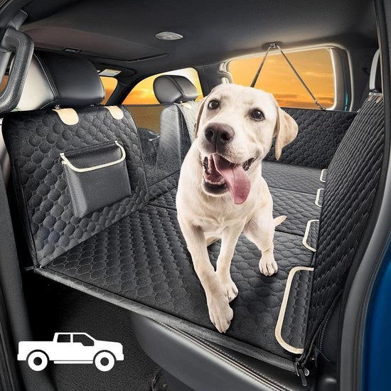 Estensione posteriore per cani con fondo rigido per auto - Cuscino per sedile posteriore - Lettino per cani pesanti - Coprisella impermeabile per auto pick-up F150 Ram1500