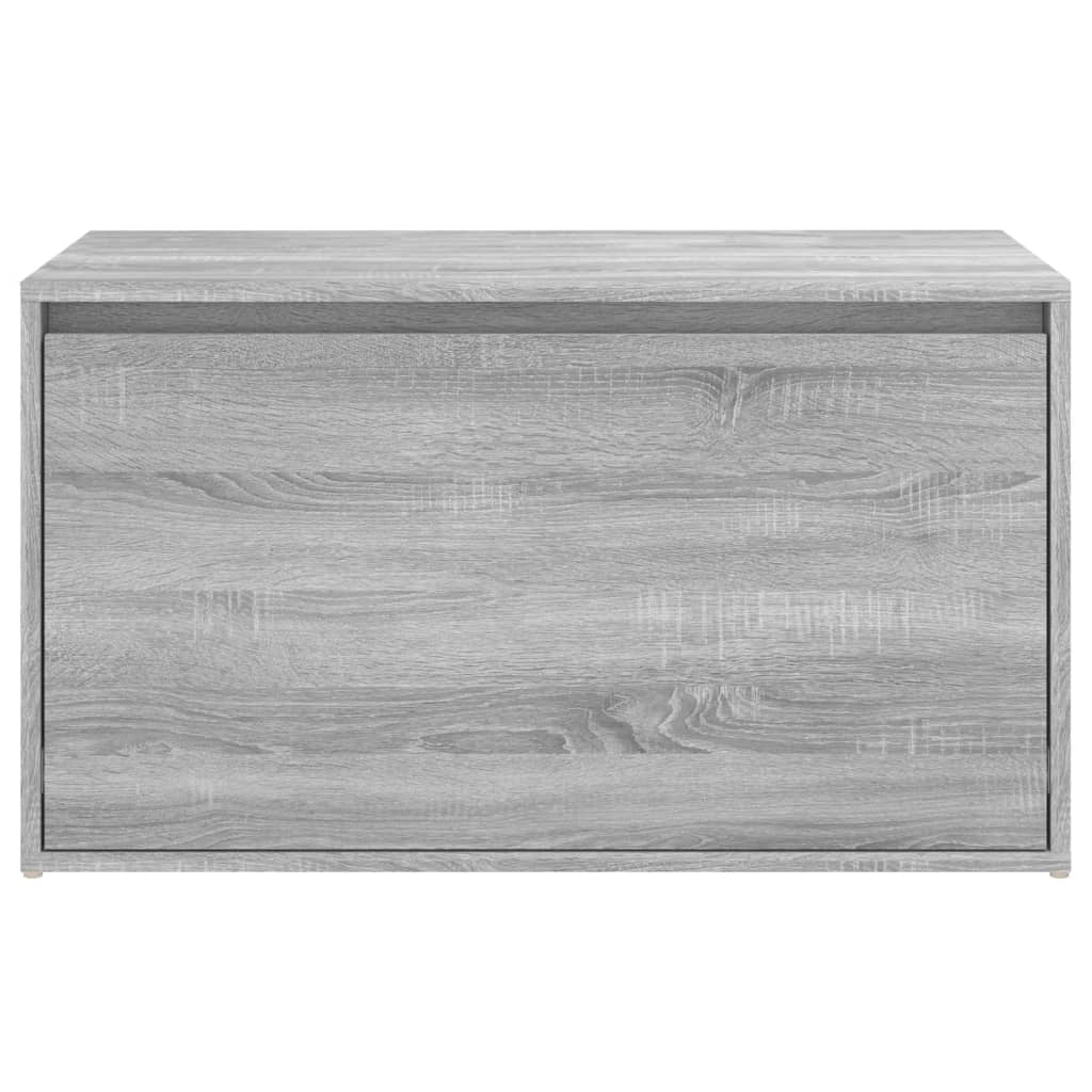 Panca da ingresso 80 x 40 x 45 cm in legno ingegnerizzato grigio 02_0010859
