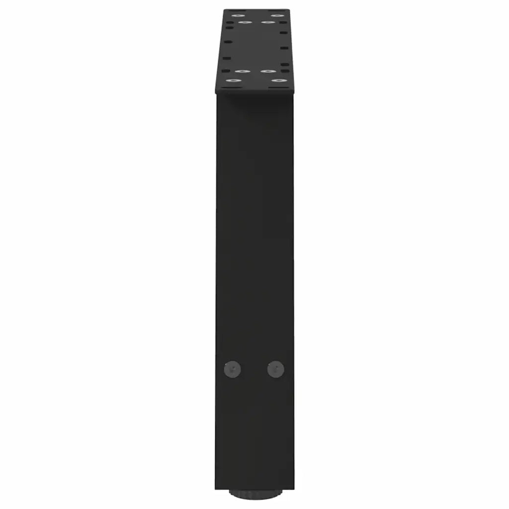 Gambe per Tavolino da Caffè a Forma di A 2 pz Nere 60x(30-31) cm Acciaio 4012820