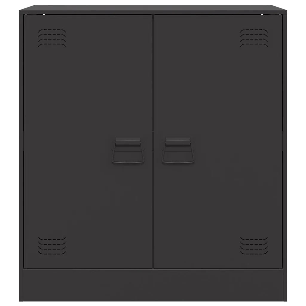 Credenza Nera 67x39x73 cm in Acciaio 841673