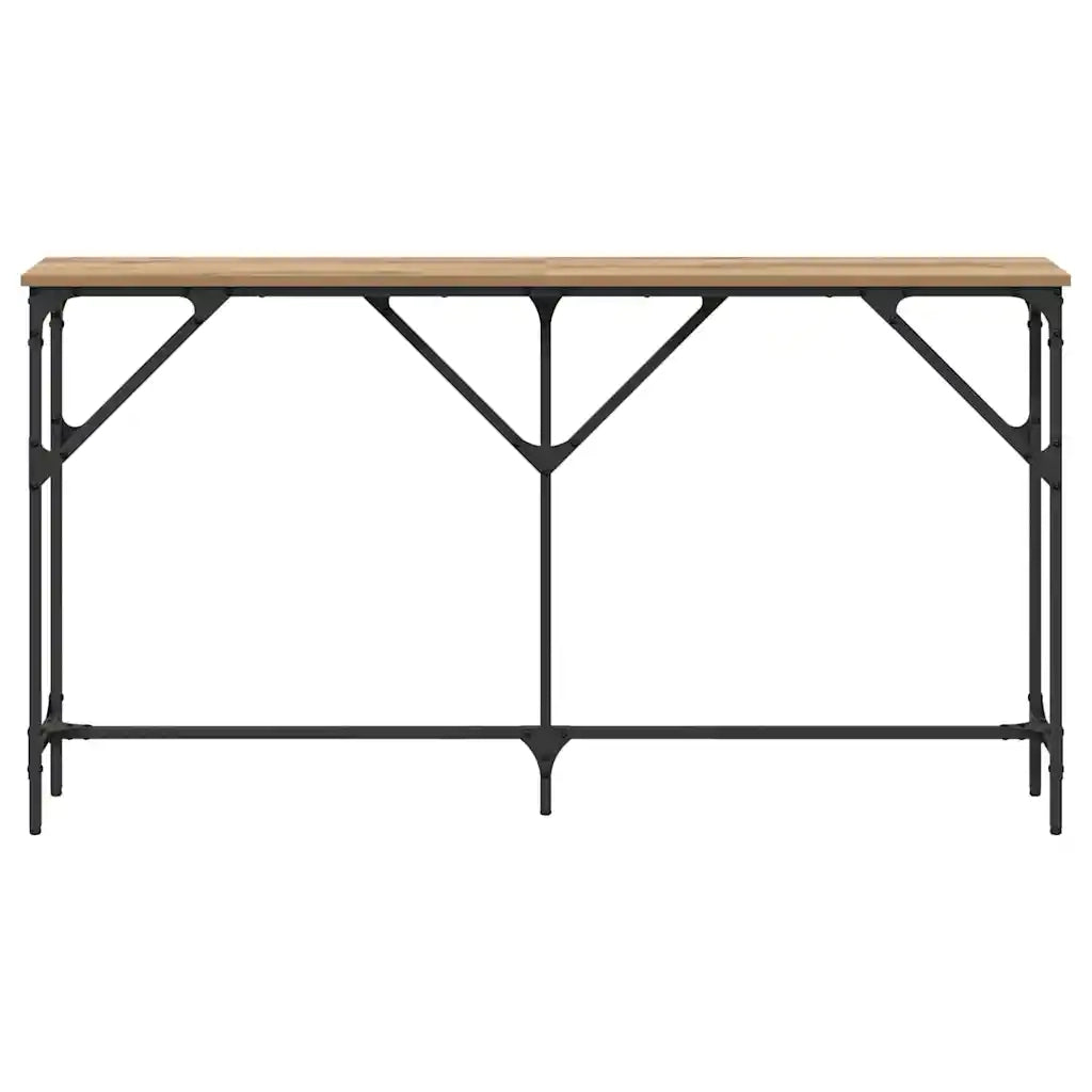 Tavolo consolle rovere artigianale 140 x 23 x 75 cm 871334