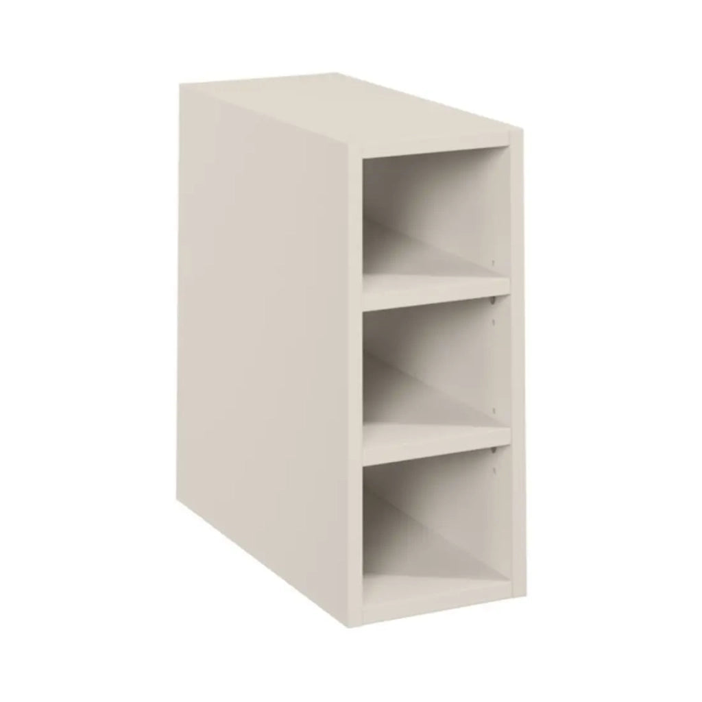 Set da bagno BRAZZA: mobile sottolavabo 100cm con nicchie a vista + piano per lavabo colore cachemire