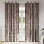 Tende in Velluto 2 pz Cappuccino 225 x 140 cm Velluto 4107670