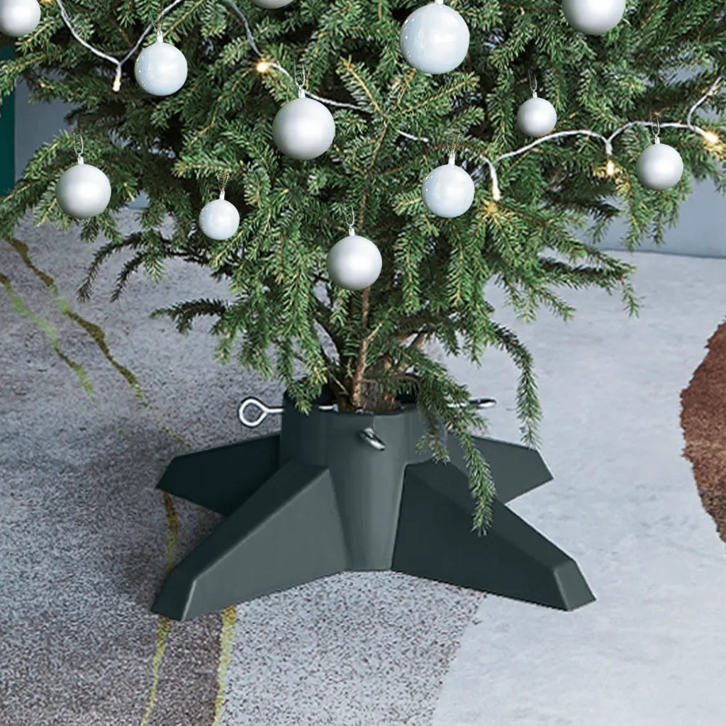 Base per Albero di Natale Verde 55,5x55,5x15 cm CFW3043849