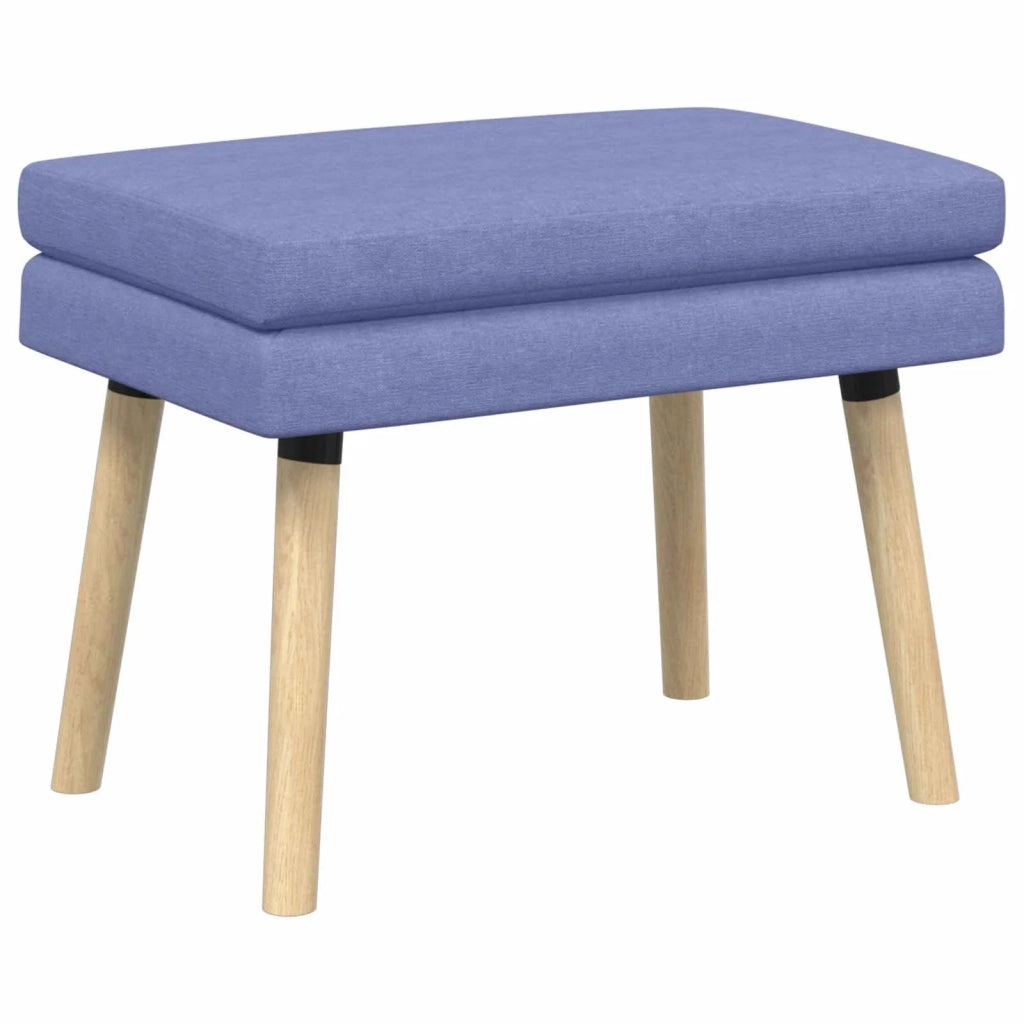 Panchina a doppio strato Blu jeans 60 x 40 x 46 cm Tessuto 42038430