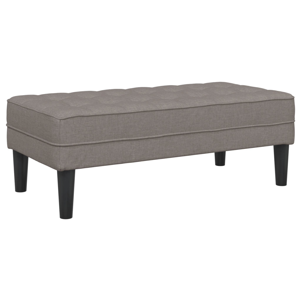 panchina  Tortora 113x57x39 cm Tessuto
