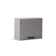Pensile sopracappa grigio cemento con anta da cucina Cm 60x32xh49