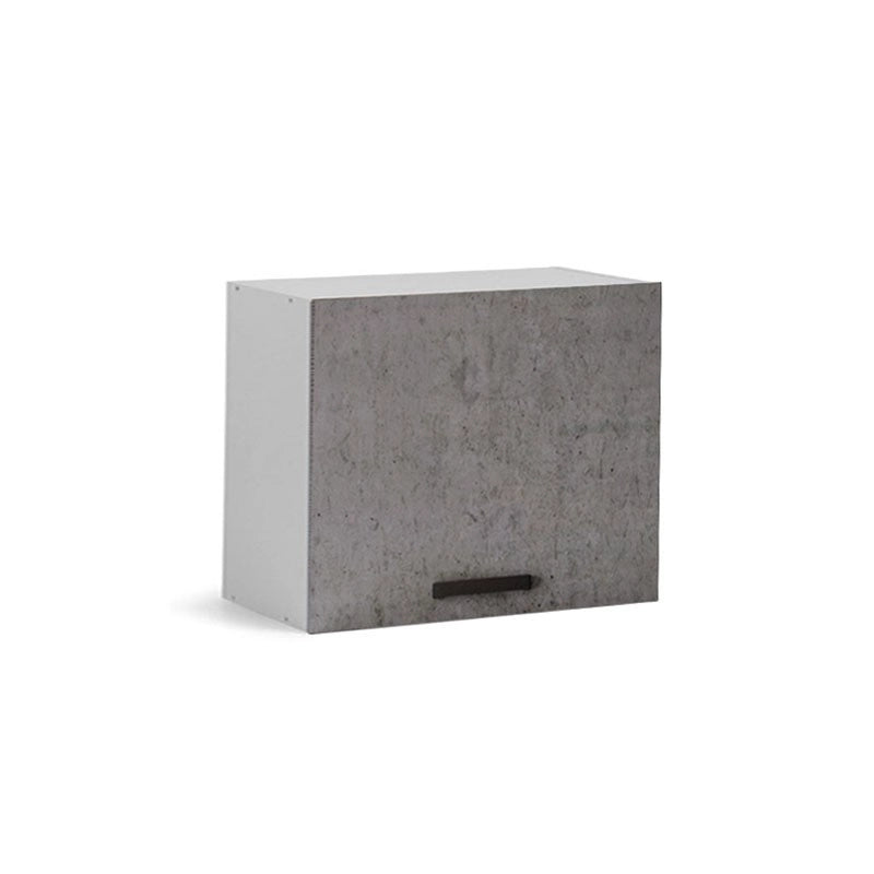 Pensile sopracappa grigio cemento con anta da cucina Cm 60x32xh49
