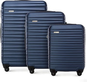 Set di valigie 3 deli colore blu Linea Groove