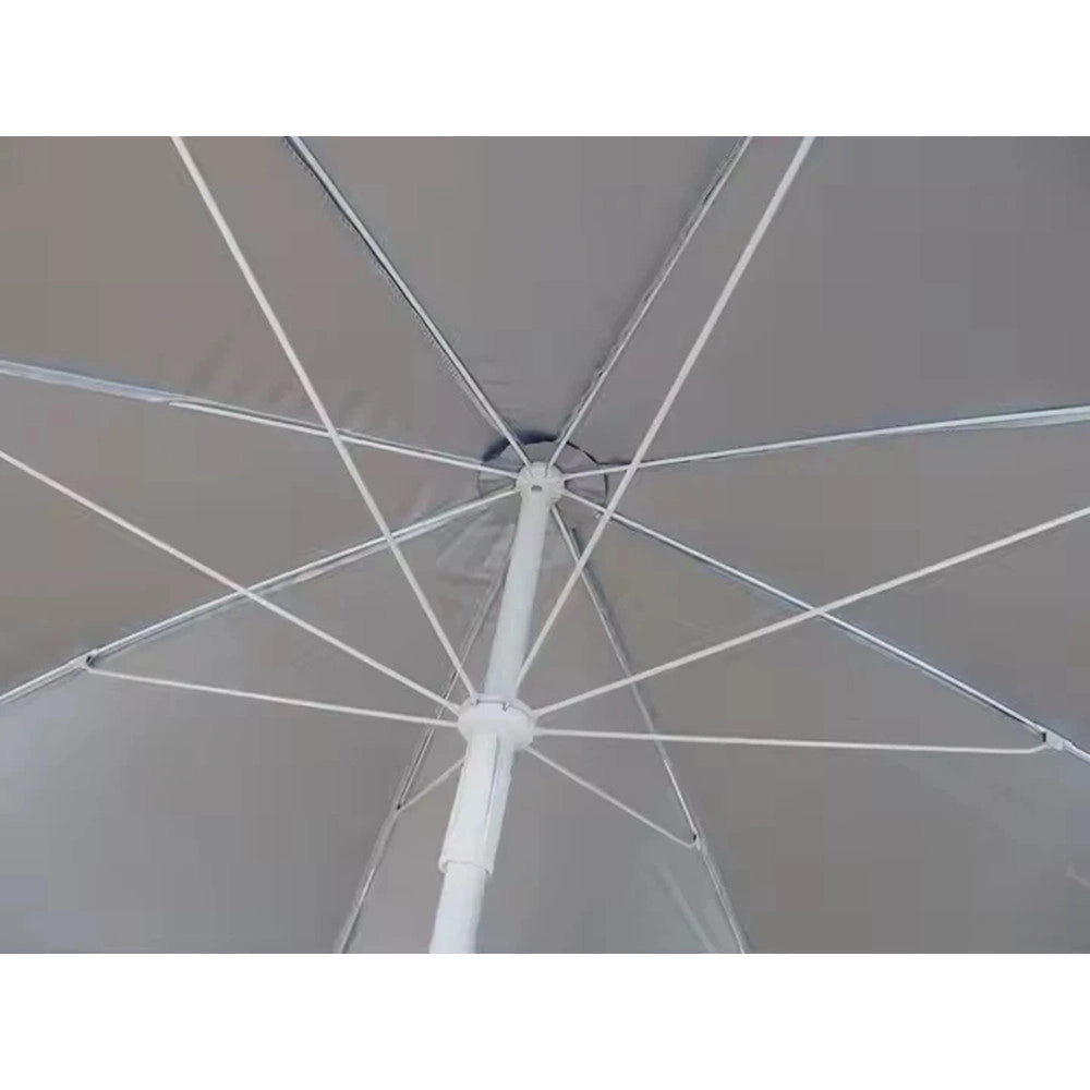 Trade Shop - Ombrellone Mare Spiaggia 180cm Palo Con Trivella In Tinta Unita Tnt 70gr. Con Sacca 253011 -
