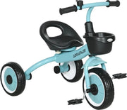 Duwfiets per tre ruote per bambini con parasole e sostegno per i piedi - Adatto da 9 mesi a 5 anni - Verde