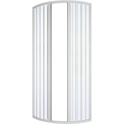 Box doccia circolare a soffietto cm 68-70 apertura laterale