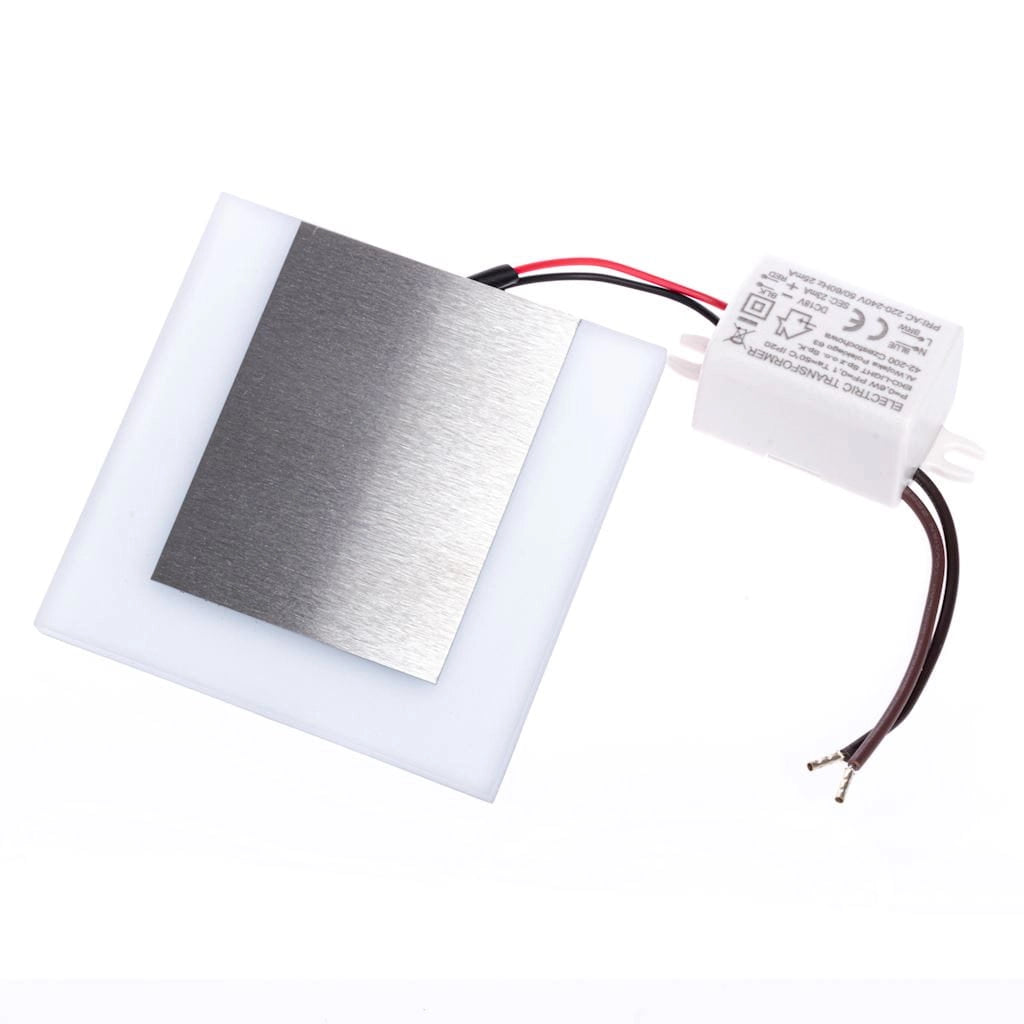 Segnapasso LED CAPRI Eko-Light 0,6W 4000K bianco/argento EKS0421