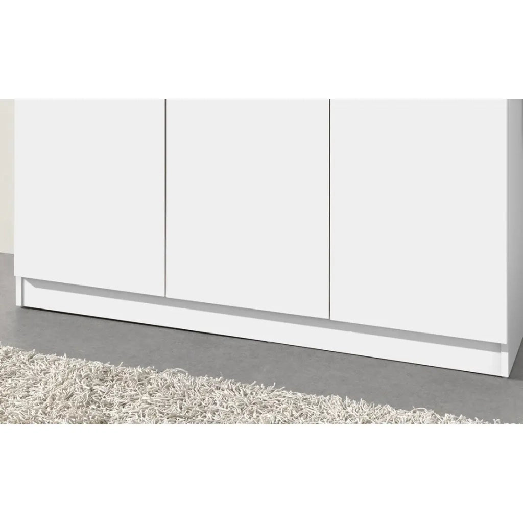 Armadio REY – 3 porte – 120×180 cm – Bianco – Stile moderno