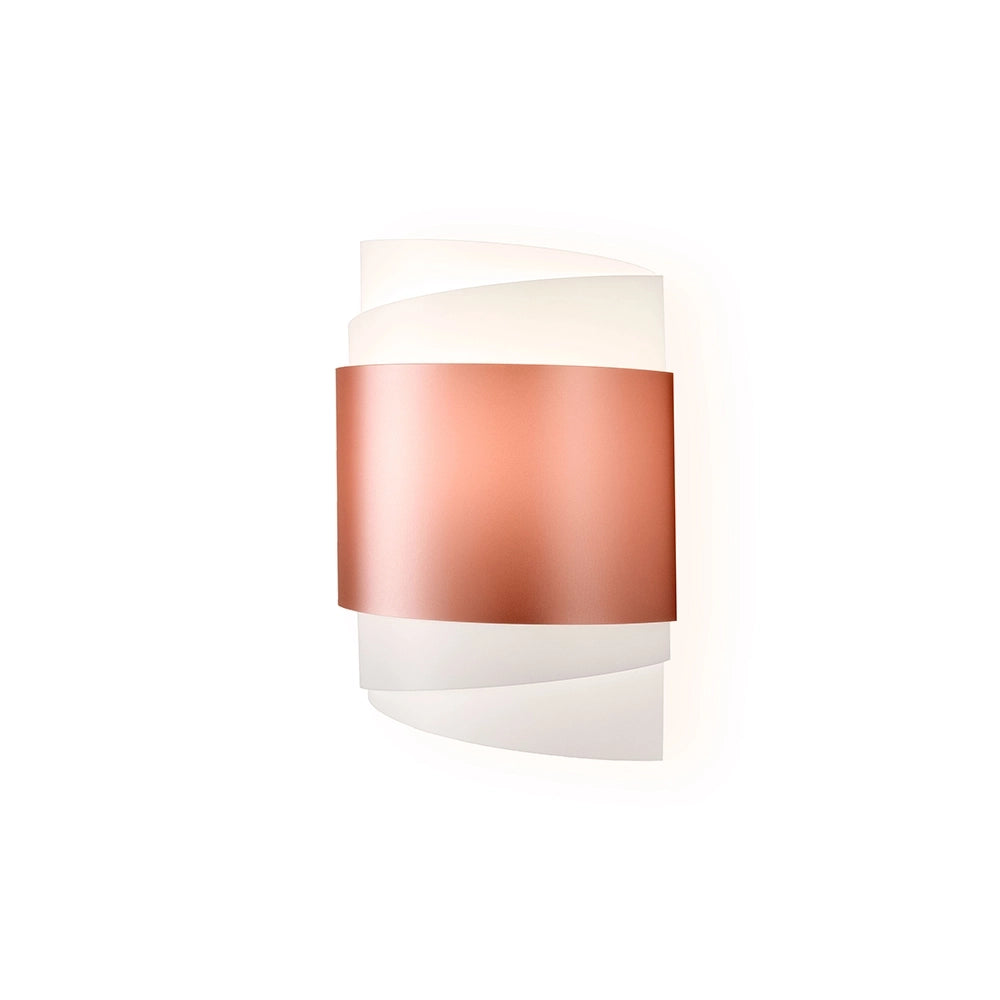 Applique Moderna Con Cavo 1 Luce Bea In Polilux Rame Made In Italy