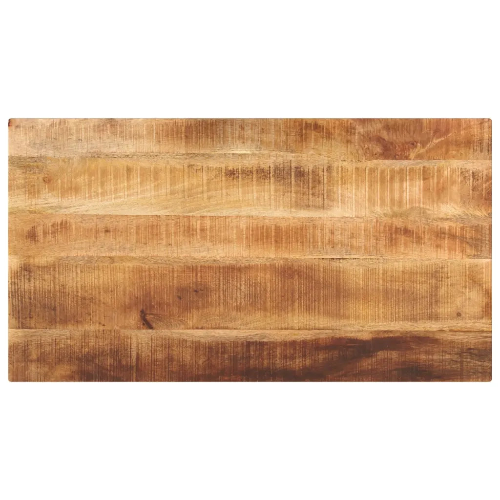 Piano per Tavolo 120x50x2,5cm Rettangolare Legno Mango Grezzo