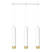 Lampadario Emibig KIBO bianco/oro 3xGU10 dimmerabile