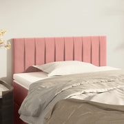 Testiera Rosa 90x5x78/88 cm in Tessuto