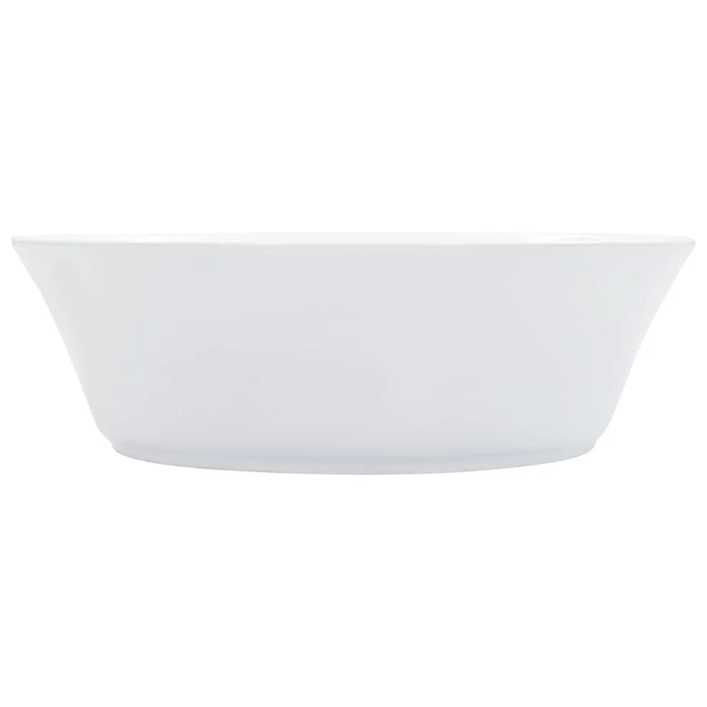 Lavabo da appoggio per l'interno del bagno cabina doccia cabina WC 41 x 12,5 cm ceramica bianca 02_0002616