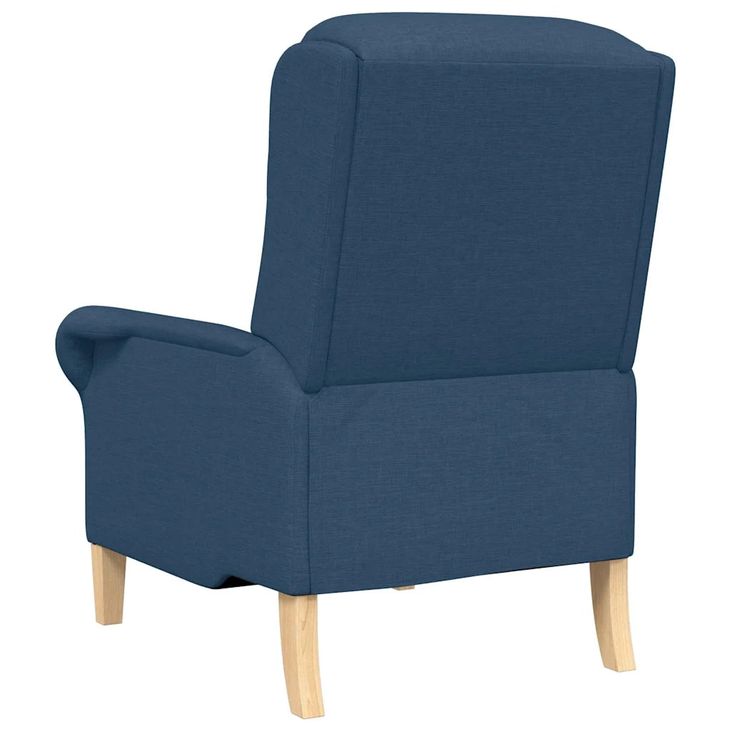 Poltrona-Divano Sedia Blu Tessuto 203380
