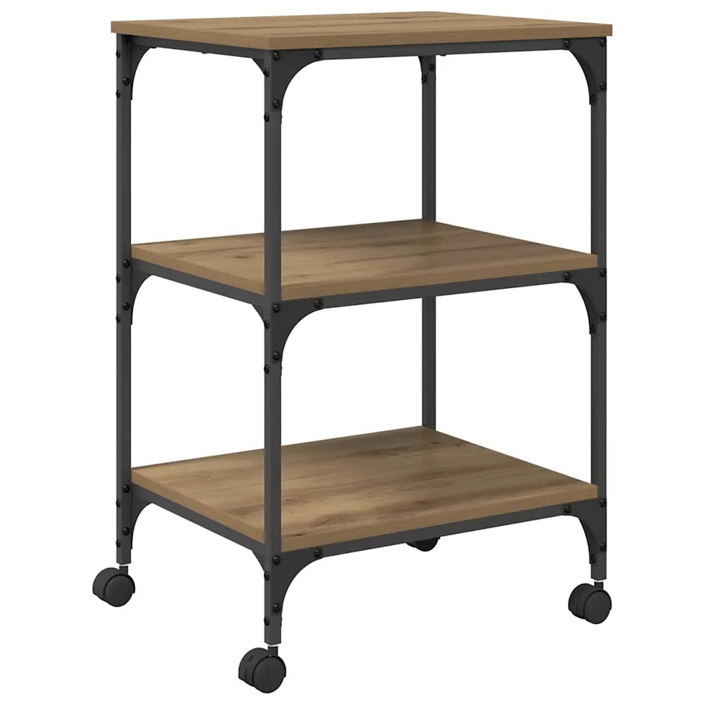 Supporto per Stampante Rovere artigianale 50 x 41 x 75 cm