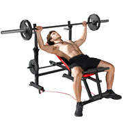 Banca multifunzione per allenamento ¨C Zephmum ¨C 147x109x122cm nero