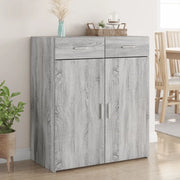 Credenza-Buffet-Armadio da cucina Grigio Sonoma 80x42,5x93 cm in Legno Multistrato 108916