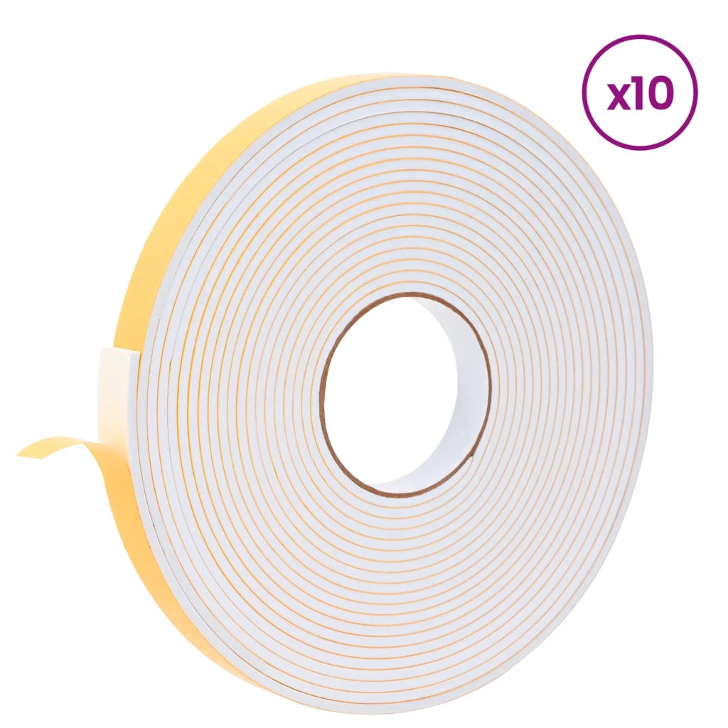 Nastro adesivo in schiuma 10 pcs Bianco 20mm x 10m Schiuma CR 42024132