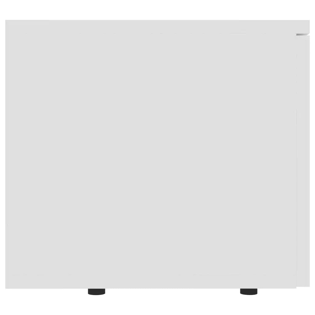 Mobile Porta TV Bianco 80x34x30 cm in Legno Multistrato 801859