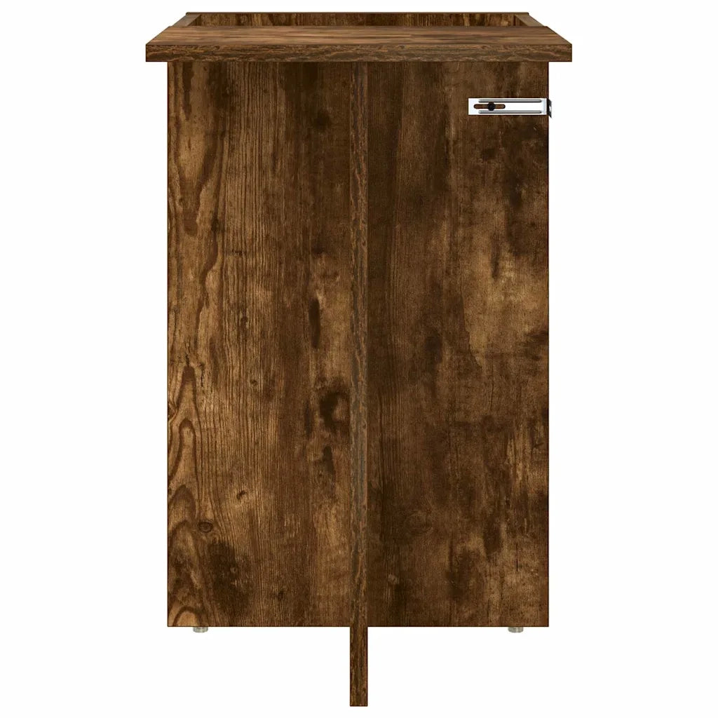 Tavolino Rovere fumé 35 x 40 x 55 cm Legno ingegnerizzato 891100