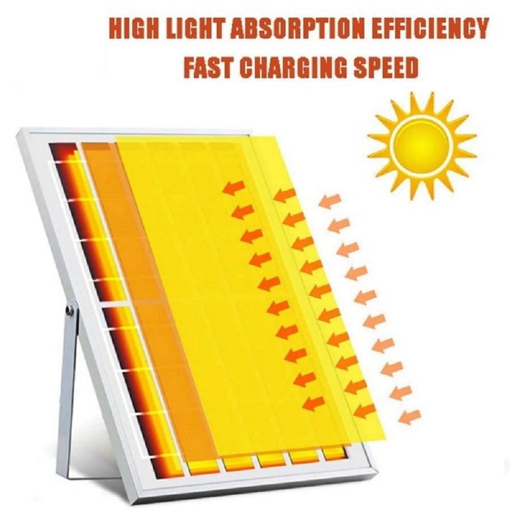 Trade Shop - Faro Led Lampione 200w Con Pannello Energia Solare Kit Staffa Incluso So-200w-lf -