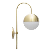 Lampada a Parete VKH51, Oro, Metallo, 19x31x51 cm